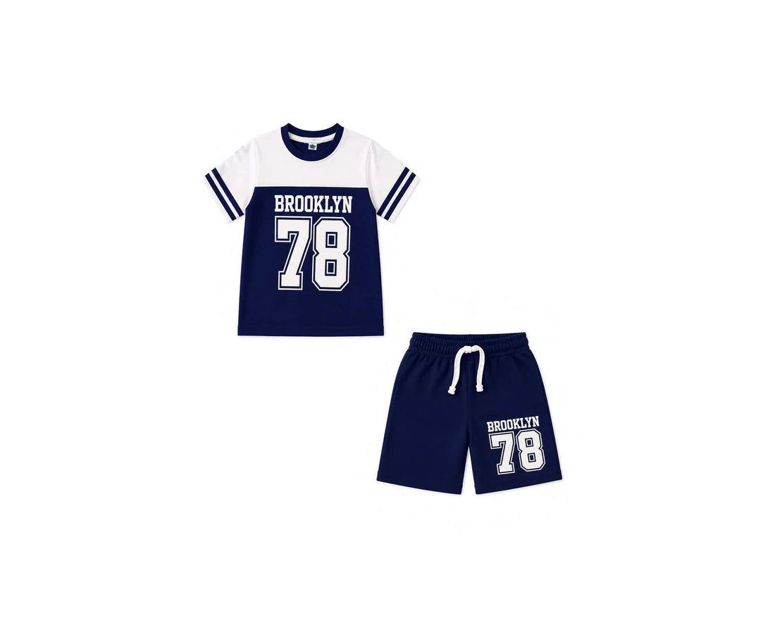 Brooklyn Classic Tee & Shorts Set for Boys