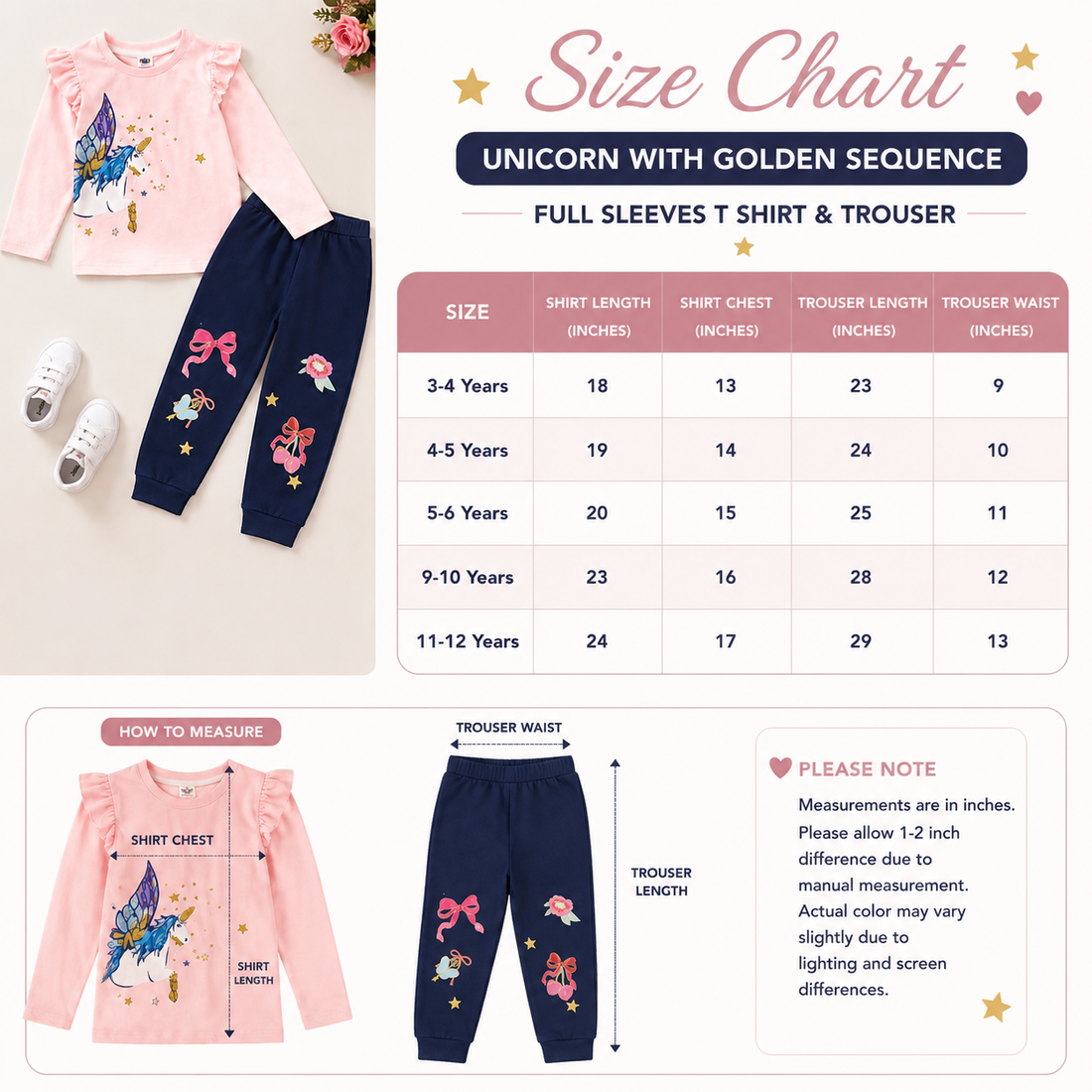 Royal Unicorn Sparkle Lounge Set
